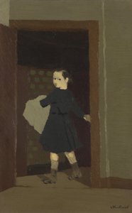 Barnet ved døren, 1891-92 af Edouard Vuillard