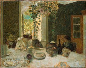 Spisestuen, ca.1900 af Edouard Vuillard