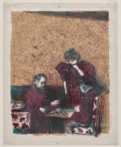 Spillet Dam af Edouard Vuillard