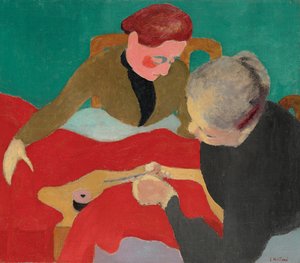 Syerinderne; Les couturieres, 1890 af Edouard Vuillard