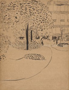 Torvet, 1910. af Edouard Vuillard