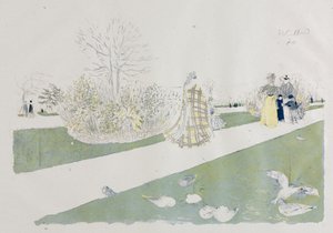 Tuileriehaven af Edouard Vuillard