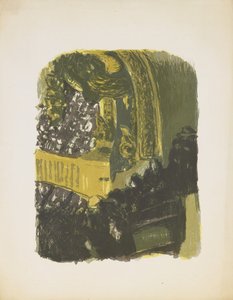 Et galleri på gymnasiet (farvelitografi) af Edouard Vuillard