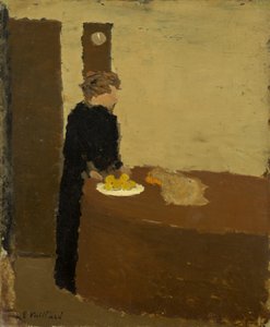 Kvinde i sort af Edouard Vuillard