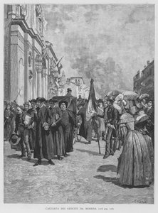 Udvisning af jesuitterne fra Modena (gravering)
