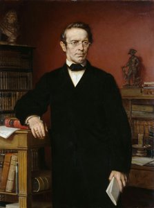 Portræt af Johann Gustav Droysen 1808-1884, 1885.