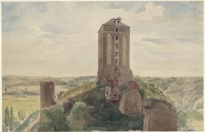 Roggenhausen Slot af Eduard Gaertner
