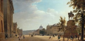 Unter den Linden af Eduard Gaertner