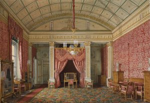 Interiør af Vinterpaladset. Den første reserverede lejlighed. Storprinsesse Maria Nikolajevnas soveværelse, 1867