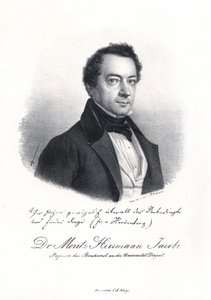 Portræt af Moritz Hermann von Jacobi 1801-1874, 1837. af Eduard Hau