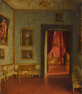 Colonna Palace. Udsigt til tronsalen. af Eduard Heuss