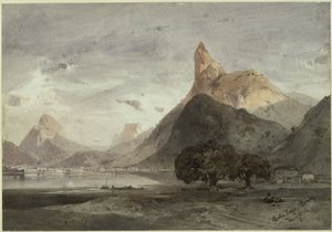 Botafogo i Rio de Janeiro af Eduard Hildebrandt
