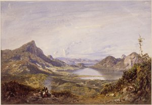 Rodrigo de Freitas-søen. Rio de Janeiro af Eduard Hildebrandt