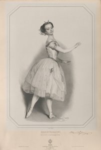 Portræt af ballerinaen Marie Taglioni 1804-1884 som Satanella, 1853.