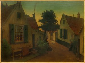 Gade i Domburg af Eduard Karsen
