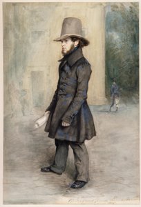 Tysk: Adolph von Menzel med Biedermeier-hat