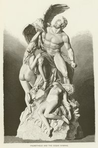 Prometheus og havets nymfer af Eduard Muller