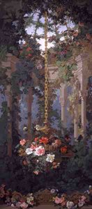 Armidas have, tapetdesign af Eduard Muller