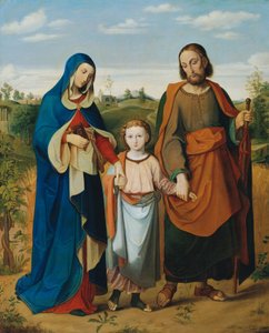 Den hellige familie på vej hjem fra templet af Eduard Ritter von Engerth