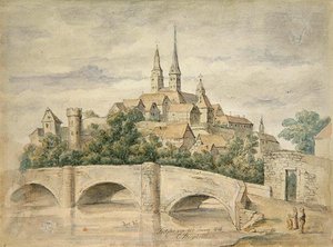 Udsigt over Fritzlar af Eduard Stiegel