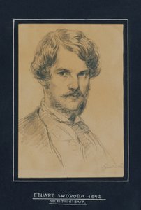 selvportræt af Eduard Swoboda