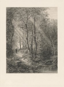 Forår af Eduard Willmann, after Julius Mařák
