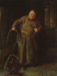 Det ødelagte håndtag, 1900 af Eduard von Grutzner