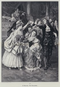 Farandole af balletten af Operaen i Marseille (gravering) af Eduardo Leon Garrido