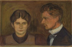 Aase and Harald Norregaard af Edvard Munch
