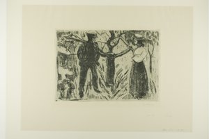 Adam og Eva af Edvard Munch
