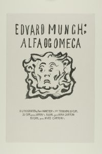 Alfa og Omega: Titelside af Edvard Munch