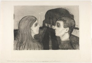Tiltrækning II af Edvard Munch
