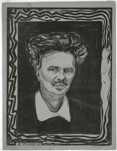 August Strindberg af Edvard Munch