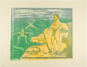 Drenge bader af Edvard Munch