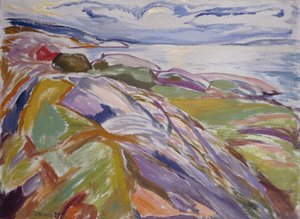 Kystlandskab, Hvitsten af Edvard Munch