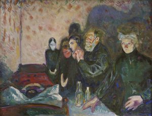 Dødskamp af Edvard Munch