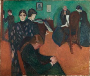 Død i sygestuen af Edvard Munch