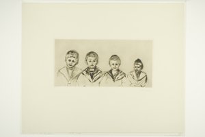 Dr. Lindes fire sønner af Edvard Munch