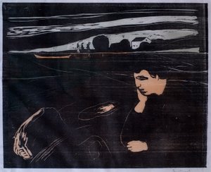 Aften (Melankoli III) af Edvard Munch