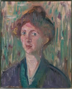 Portræt af en kvinde af Edvard Munch