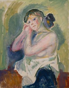 Halv nøgen af Edvard Munch