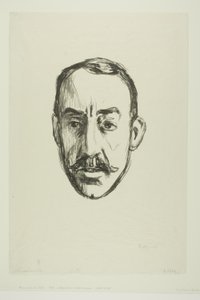 Henry van de Velde af Edvard Munch