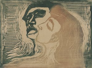 Hoved mod hoved af Edvard Munch