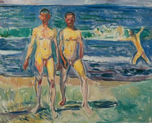 mænd ved havet af Edvard Munch
