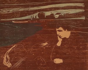 Melankolie III. 1902 af Edvard Munch