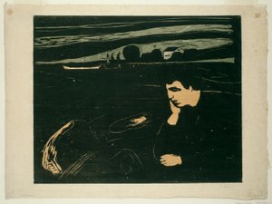 Melankoli III af Edvard Munch