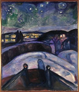 Norge, Oslo, Stjernenat af Edvard Munch