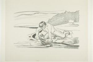 Omegas død af Edvard Munch