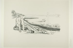 Omegas flugt af Edvard Munch