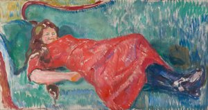 På sofaen af Edvard Munch